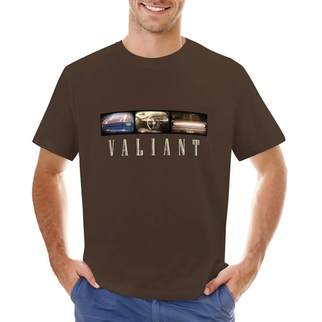 Valiant T-shirt oversized Aesthetic clothing summer clothes sports fans T-shirts for cotton