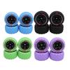 4pcs RC Car Wheels Tires Set with Socket M3 M4 Nut Universal Rubber RC Car Tires for 1/14 1/16 RC Cr