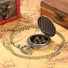 7pcs Metal Dice Set In Pocket Watch Case Polyhedral RPG DiceBoard Game Party Gift For D & D Players Beginners Adults Home Travel
