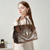 Women's High-end Leather Briefcase, New Women's Crossbody Carrying Bag, Versatile Handbag for Work and Commuting Women