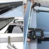 Car Awning Mounting Hardware Bracket Kit Universal Fit , Black Professional for Outdoor Camping