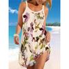 Summer 3D Printed Women's Floral Patterned Camisole Skirt