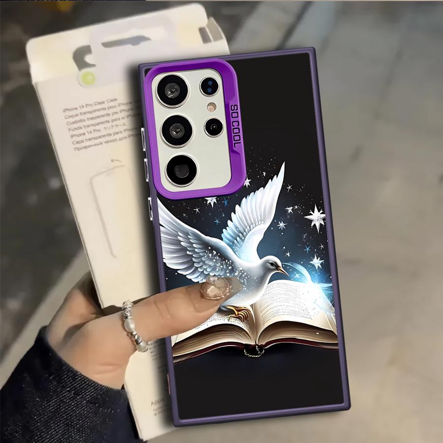 

Magic Book Pigeon Phone Cover Case for Samsung Galaxy S25 S22 S23 Ultra Note 20 Ultra S25Edge S20 Plus S24 FE S23 S21 Galaxy S20 FE