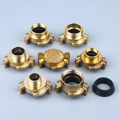 1Pc Quick Connect Water Fitting Claw Couplings Tap Connectors Copper DN15 DN20 DN25 Garden Water Hose Connector Accessories