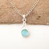 Blue Cat's Eye Gemstone Pendant, 925 Sterling Silver Pendant Jewelry, Handmade Jewelry Pendant, Balancing Jewelry Gift For Women
