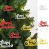 10pcs Decorative Christmas Letter Sign Pendant Hanging Merry Christmas Letter Ornament  Window