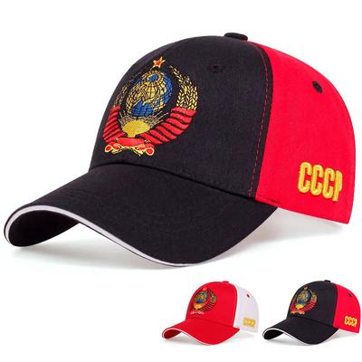 Russia Badge Side CCCP Embroidery Baseball Cap Unisex Cotton Adjustable Fashion Hat Men Tactical Hats Golf Caps Gorras