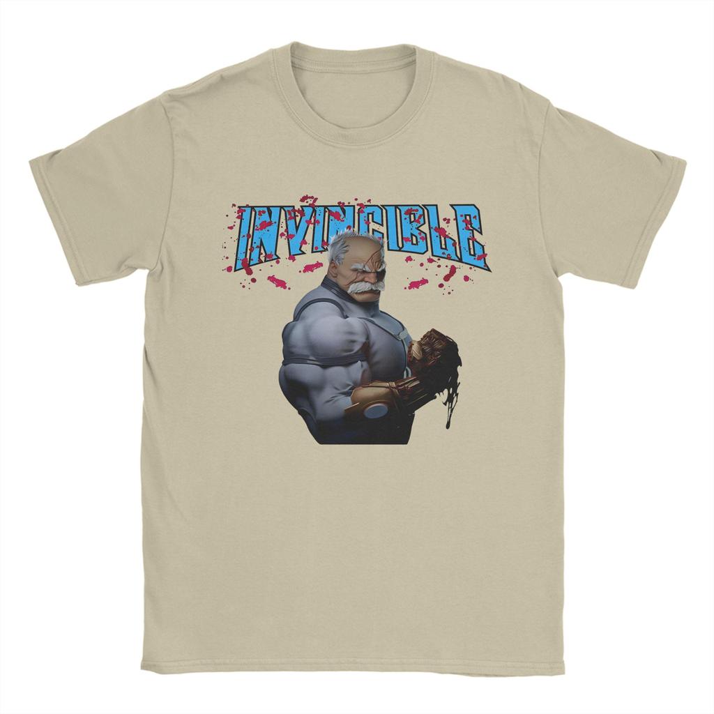 Harajuku TShirt Summer Invincible Comic Book Character Hipster TShirts Cotton Tee Shirt for Unisex Aesthetic Short Sleeve Tees