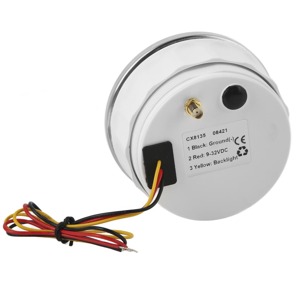 85mm Marine Auto GPS Speedometer 120KMCelsiusH Speed Odometer with 7 Color Backlight for Car Boat RV Yacht