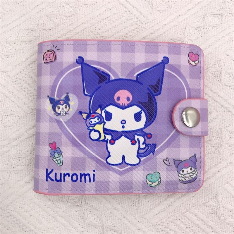 Super Cute Pu Leather Cartoon Wallet With Button Closure For Kids And Adults