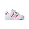Adidas Neo Breaknet 2.0 Non-Slip Durable Low-Top Shoes Baby Shoes White Pink hp8973