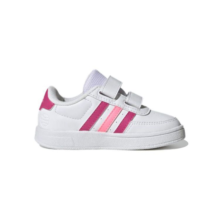 Adidas Neo Breaknet 2.0 Non-Slip Durable Low-Top Shoes Baby Shoes White Pink hp8973