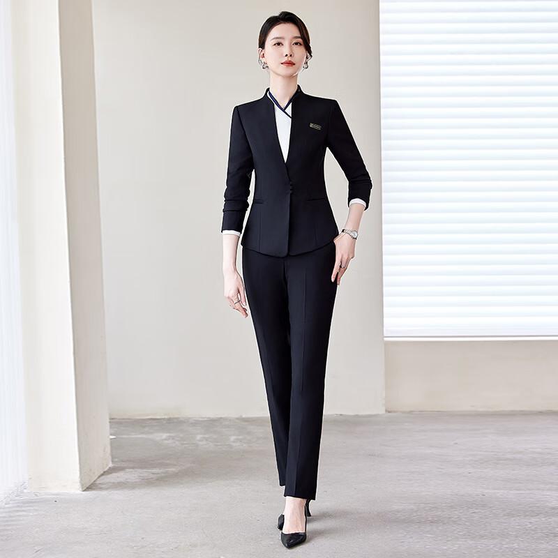 Kasey Women's Chinese Style Professional Suit Set