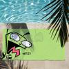Invader Z-Zim Art Cartoon Towel Quick Drying Beach Towels Are Suitable For Swimming Pools Camping Yoga And The Gym