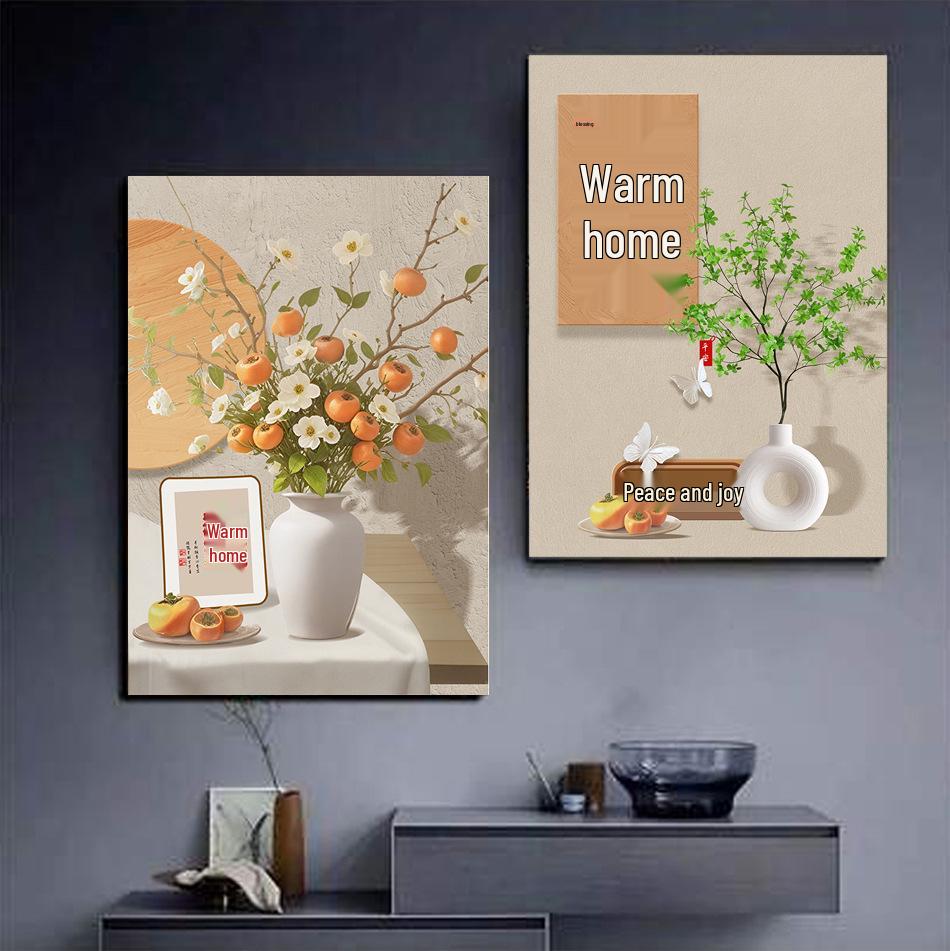 Nordic Rain Poem: Fresh Landscape Architecture Wall Art for Living Room