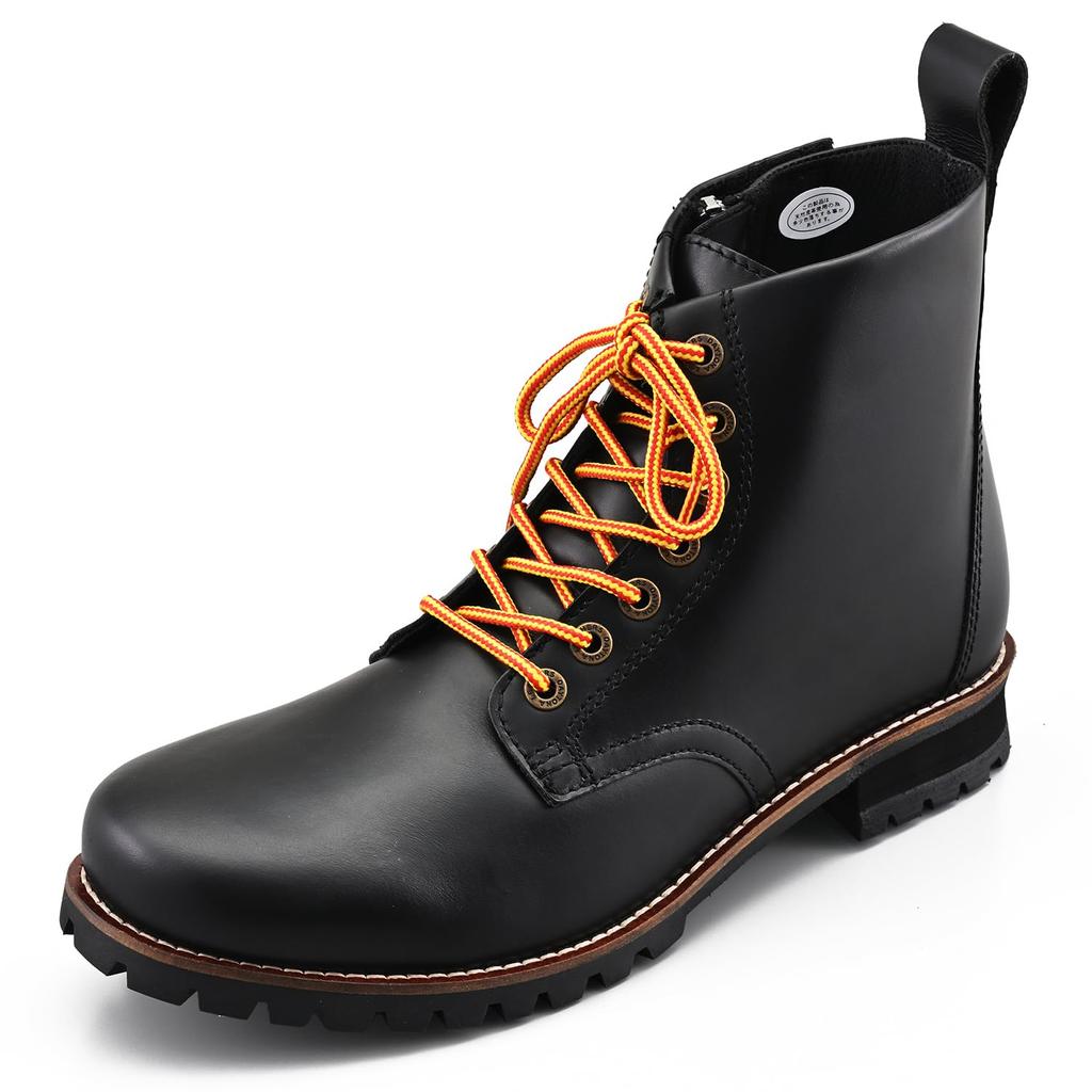 Daytona Motorcycle Riding Short Genuine Side Shift Size 98689 Boots, Boots, Leather, Zipper, Built-in Pad, HBS-003, Black, 23.5cm, Women's,