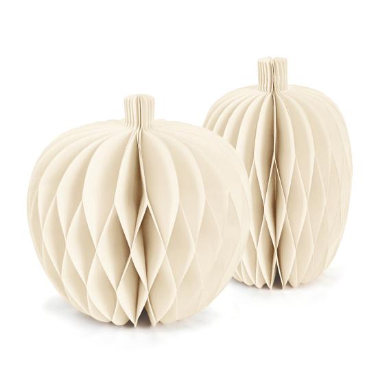 Dýňová voštinová dekorace 3D papírová dýně voštinová dekorace podzimní stolní ozdoba pro Halloween podzimní sklizeň Díkůvzdání domácí dekorace