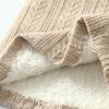 Women's Winter Warm Knit Neck Gaiter Soft Cozy Thermal Wheat Ear Pattern Scarf Multicolor Thickened Casual Neck Warmer