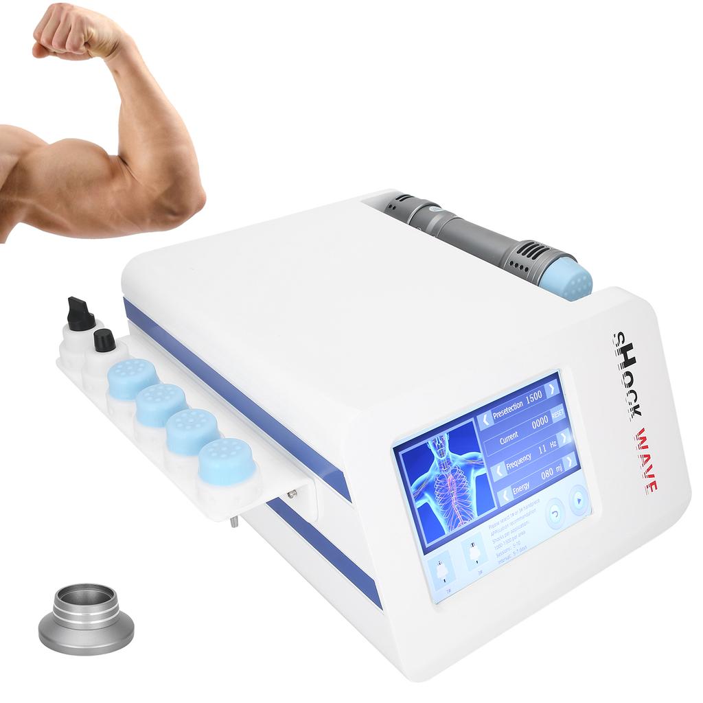 ED Shock Waves Treatments Machine Pain Relief Shockwave Physiotherapy Instrument 110‑240VUS Plug