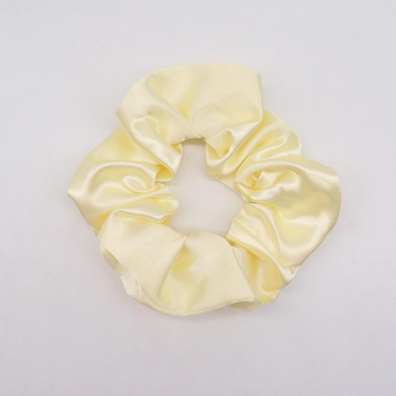 Vintage French Satin Silk Hair Tie - Retro Versatile Accessory