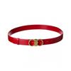 Leather Belt Red