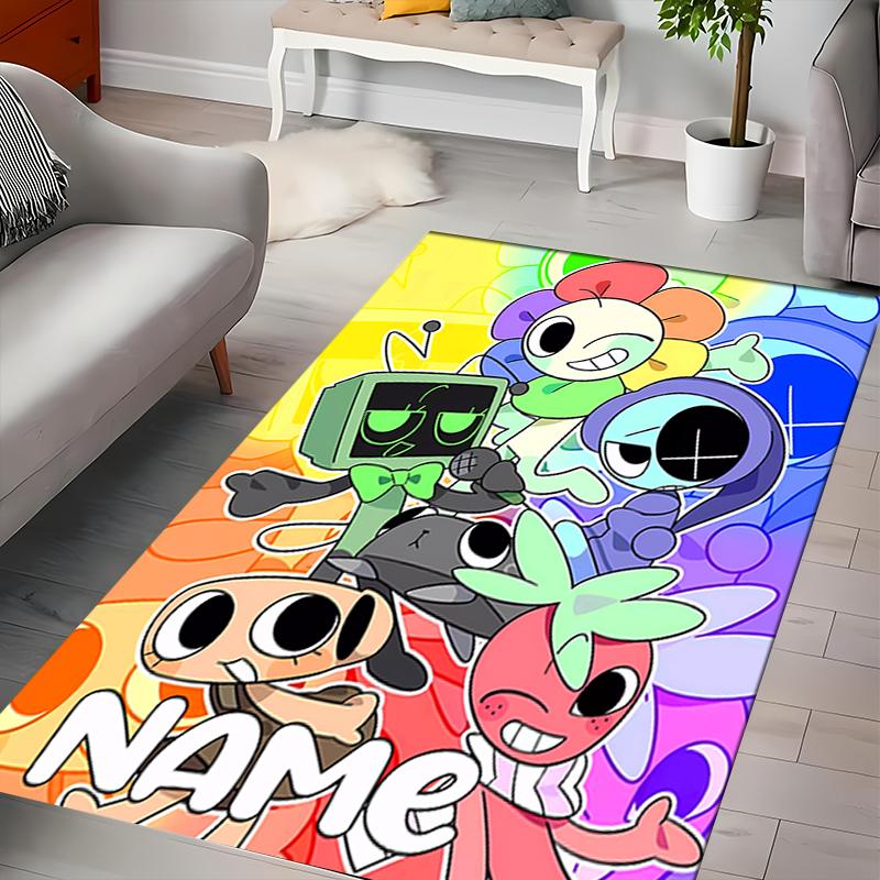 Custom Personalization Game Dandy's World Area Rug - Perfect For Kitchen, Bathroom,Laundry Room Decor Large Size Available,Gift All Seasons