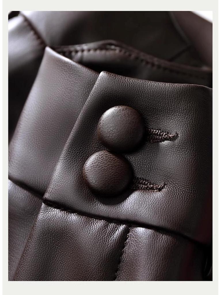 Women's High Waist Slimming PU Leather Flare Pants - Autumn/Winter 2024