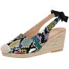 2025 Women Sandals Wedge Shoes Woman Bow-knot Slip On Serpentine Wedges Heels Female Sandalias Plus Size chaussure femme WSH3930