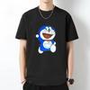 M-5XL men's fashion T-shirt loose round neck tops trendy versatile cartoon animation printing T-shirt