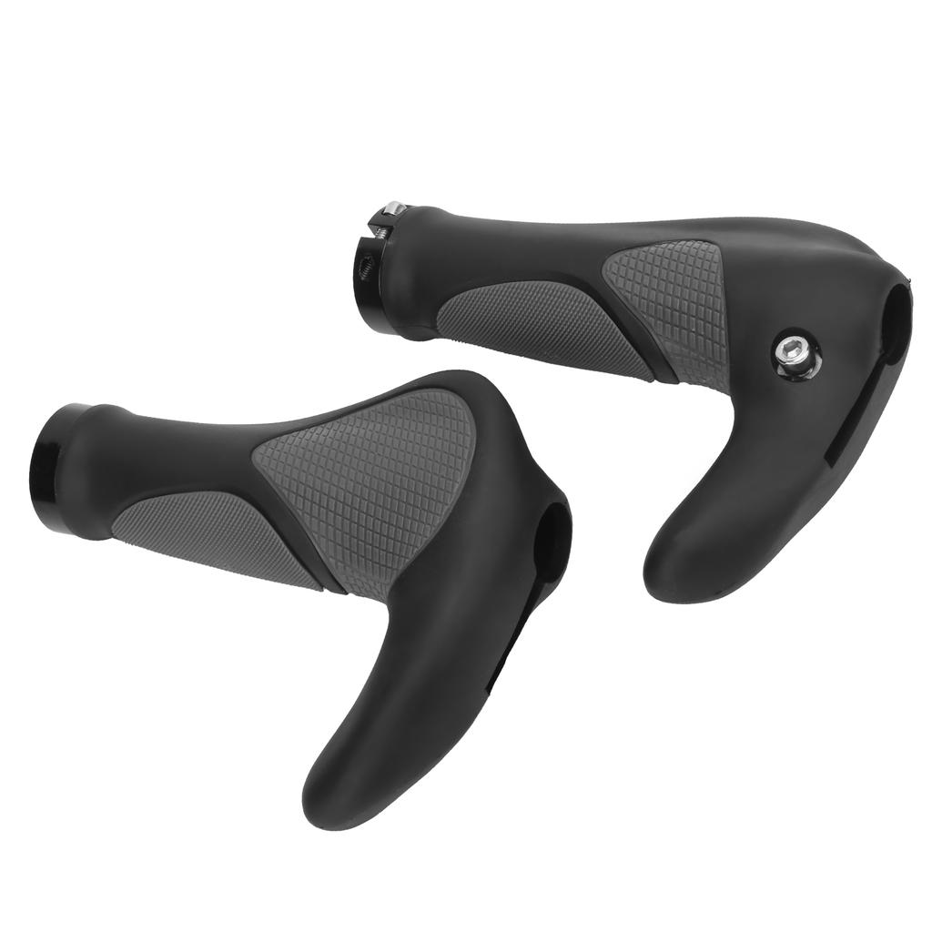 1 Pair Mountain Bike Handlebar Cover Nonslip Handle Grip Bar Rubber Horn Bicycle Grips
