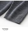 Women's Color-Block Knit Sweater, Long Sleeves, Fine-Spun Wool, French Style, Warm Base Layer for 2025 Autumn/Winter