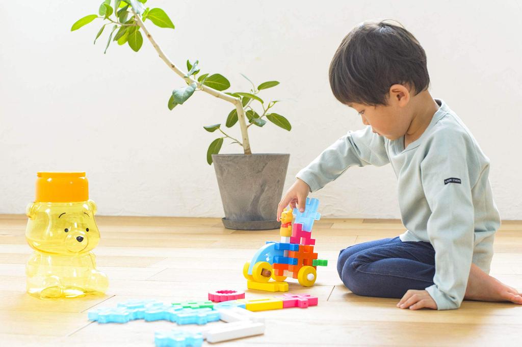 Disney Tinker KidsGakken Neuer Block Winnie Puuh Flasche (Ab 2 Jahren) 83810