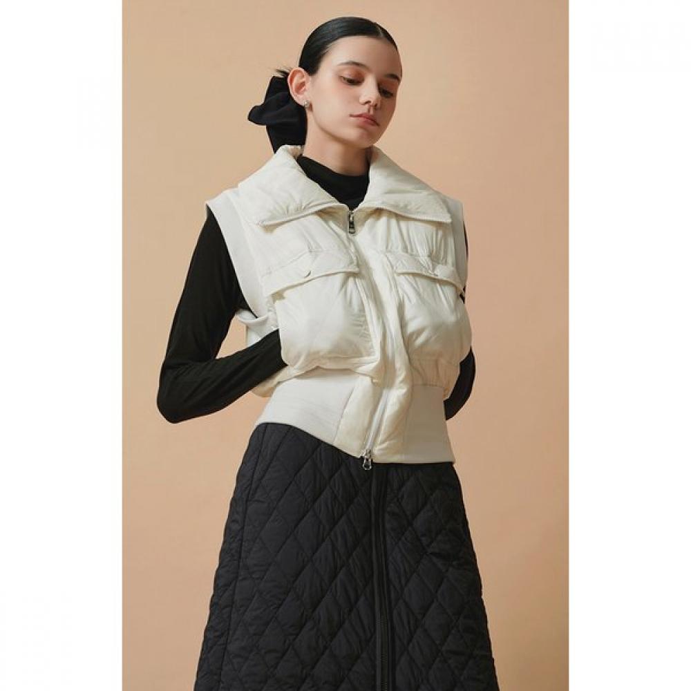 Huit Goose Down Vest With Out Pocket Htwpd5l01t