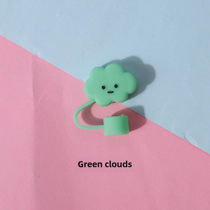 Cute Cartoon Halloween Straw Cover Cap (Soft Glue, 8-10mm, Dust Cover)