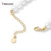 1/3/5Pcs/Lot 14K Gold Plated Brass Round Extension Chain For Jewelry Making,Thick Extended Tail Chain DIY Necklace Accessories