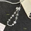 Elegantes Perlen-Schleifen-Handy-Lanyard mit Perlen - Luxuriöser Süßer Anti-Verlust-Anhänger