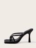 2025 Plus Size Women's Stiletto Sandals & Slippers - Sexy High Heels for Europe & America