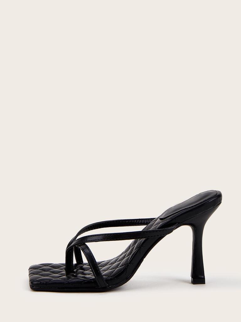 2025 Plus Size Women's Stiletto Sandals & Slippers - Sexy High Heels for Europe & America