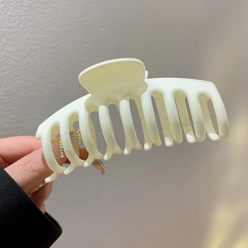 Frosted Dragon Bone Large Shark Hair Clip - Versatile Bath/Updo Accessory