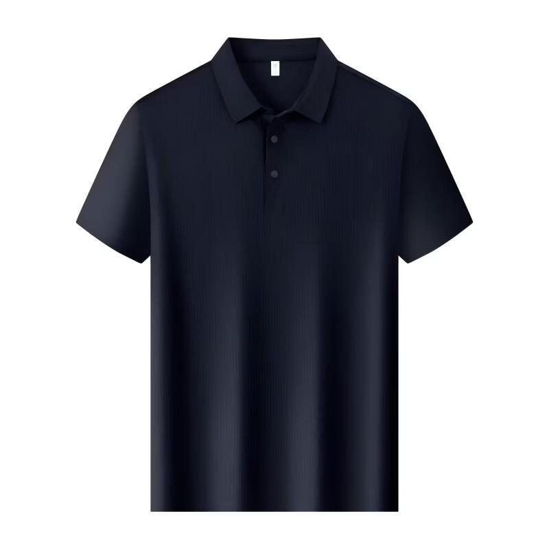Qiaogrui Men's Ice-Feel Quick-Dry Anti-Bacterial Polo T-Shirt