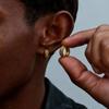 Stylish Stainless Steel Huggies Earring for Men Male, Simple Punk Small Hoop Earrings, Cool Fashion Ear Jewelry Gifts
