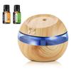 300ml Wood Grain Humidifier, Ultra Quiet, Aromatherapy for Home, Office, Bedroom