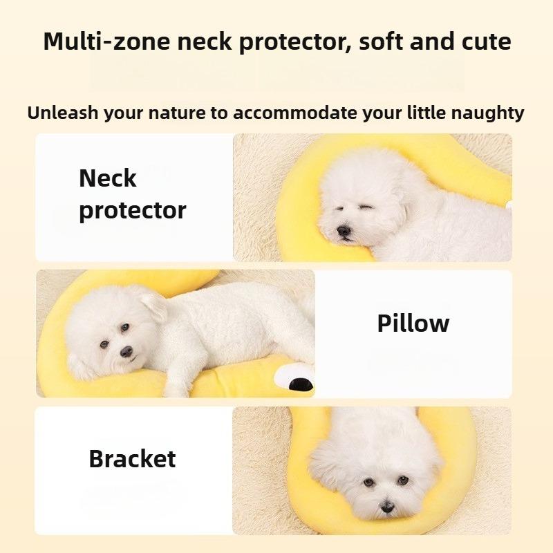 Neue Vierjahreszeiten Universelle Haustiermatte Nackenkissen Hundekissen Kreatives Fragezeichen Atmungsaktives Kissen zum Schlafen von Katzen Haustierbedarf