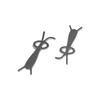 2Pcs Rabbit Shaped Guides For Magnetic Nail Art Tool Creating Bear Cats Eye Effect Professional DIY Manicure Home Salon