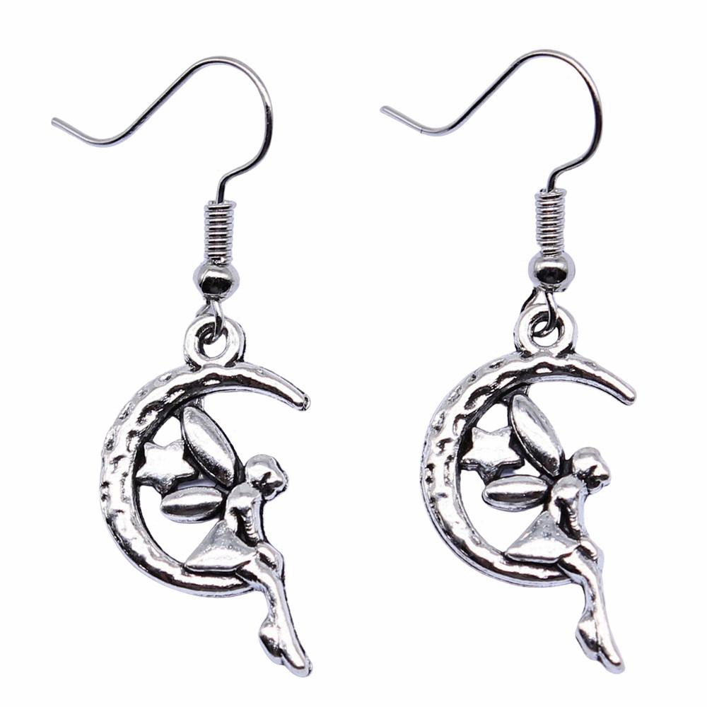 Drop & Dangle Earring Angel Wings Kids' Jewelry MaterialsEarring Size 18x19mm QE002