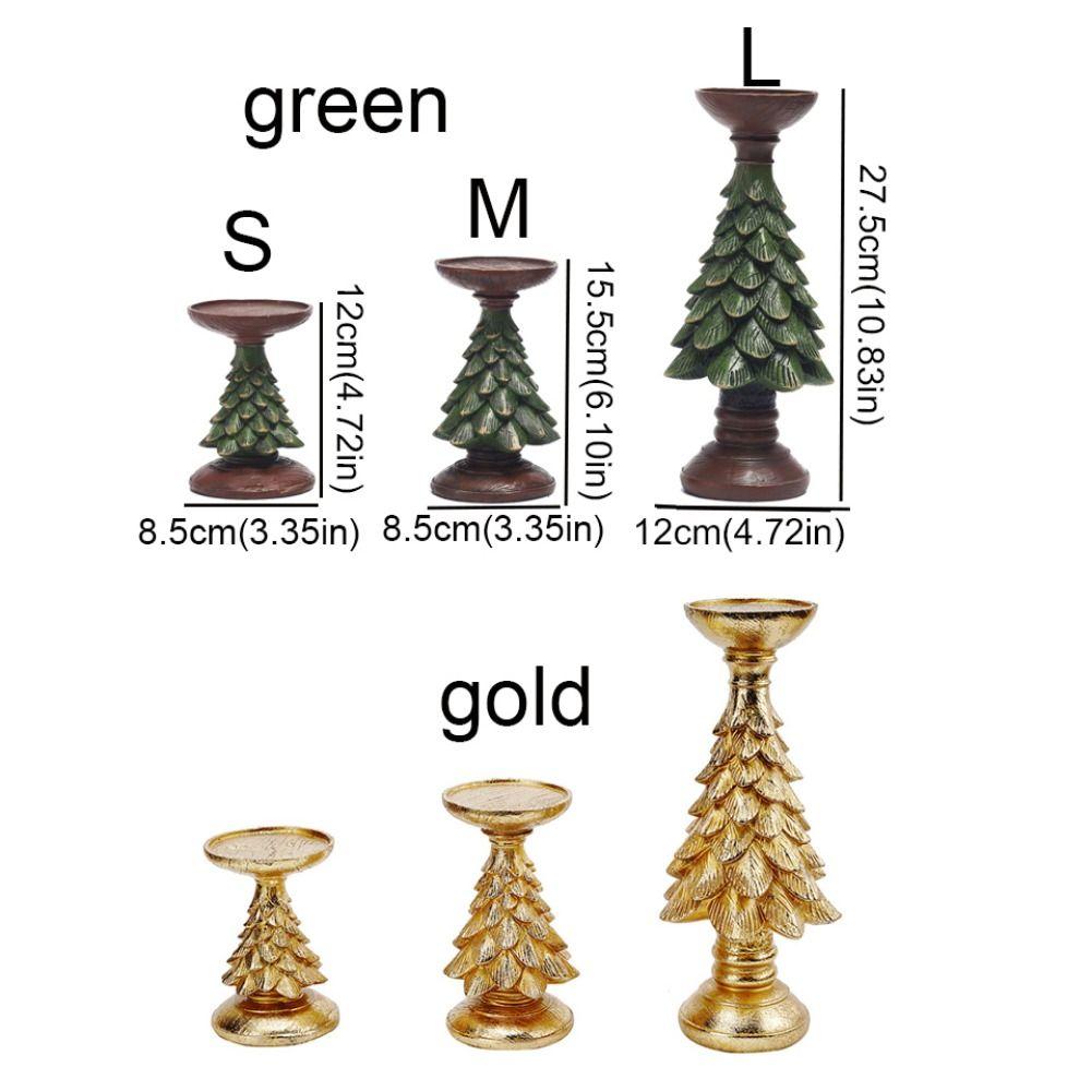Vintage Candle Holder Resin Candlestick Stand Ins Style Candle Stand Ornament  New Year