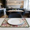 Washable Cotton Linen Table Mats 12 X 18 Inch Table Protector Dining Room Kitchen Party Wedding Festival Home Restaurant Decoration Placemats