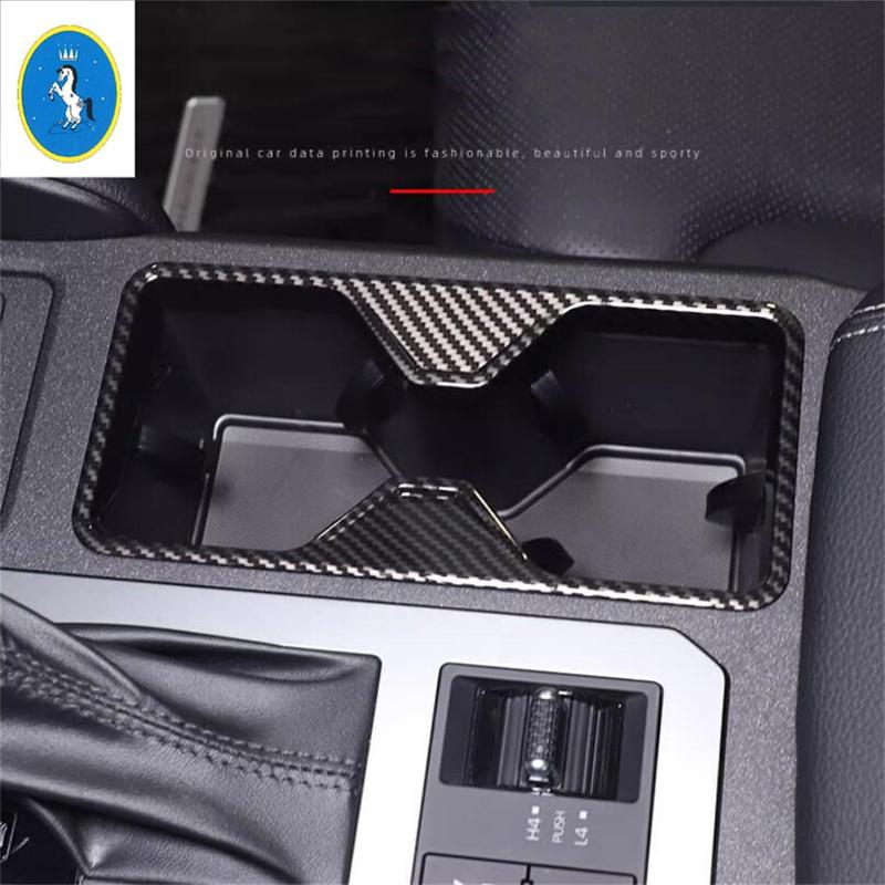 Auto Central Console Front Water Cup Holder Panel Decor Cover Trim Accessories For Toyota Land Cruiser 250 Prado LC250 2024 2025