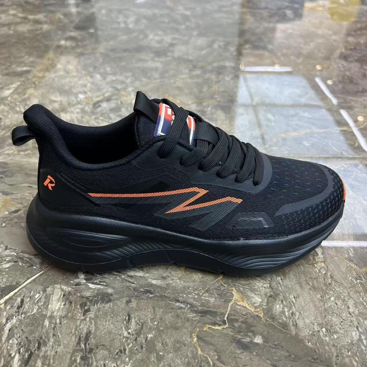 Casual sports shoes summer new black cloth casual sports running shoes breathable and comfortable shoes 39
