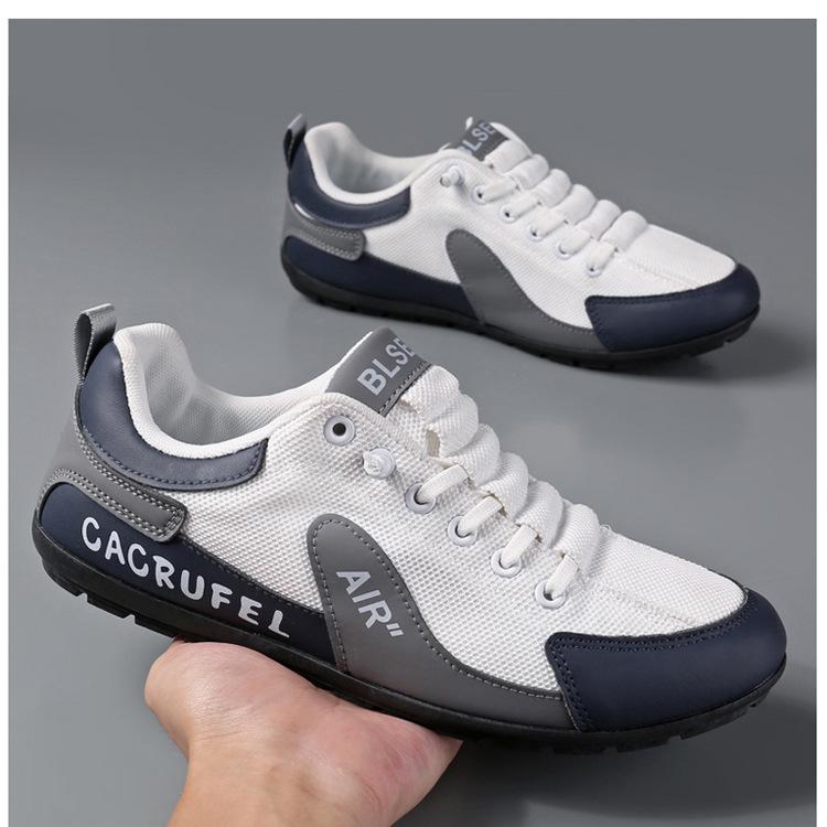 Men s shoes summer breathable thin mesh hollow mesh shoes men s mesh sports soft sole light casual shoes 39